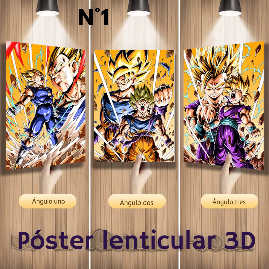 Poster afiche  3D de anime