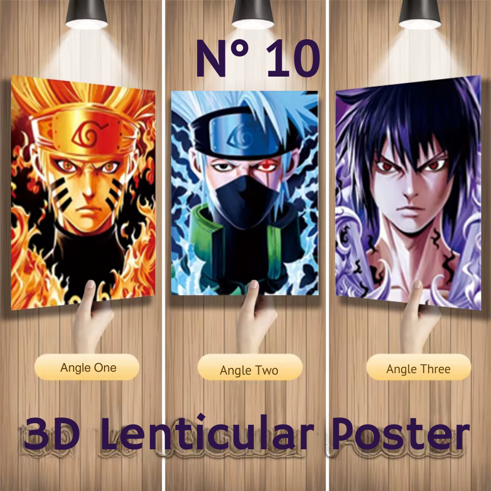 Poster afiche  3D de anime