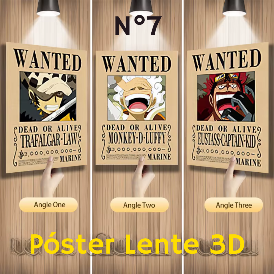 Poster afiche  3D de anime