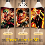 Poster afiche  3D de anime
