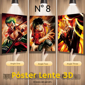 Poster afiche  3D de anime