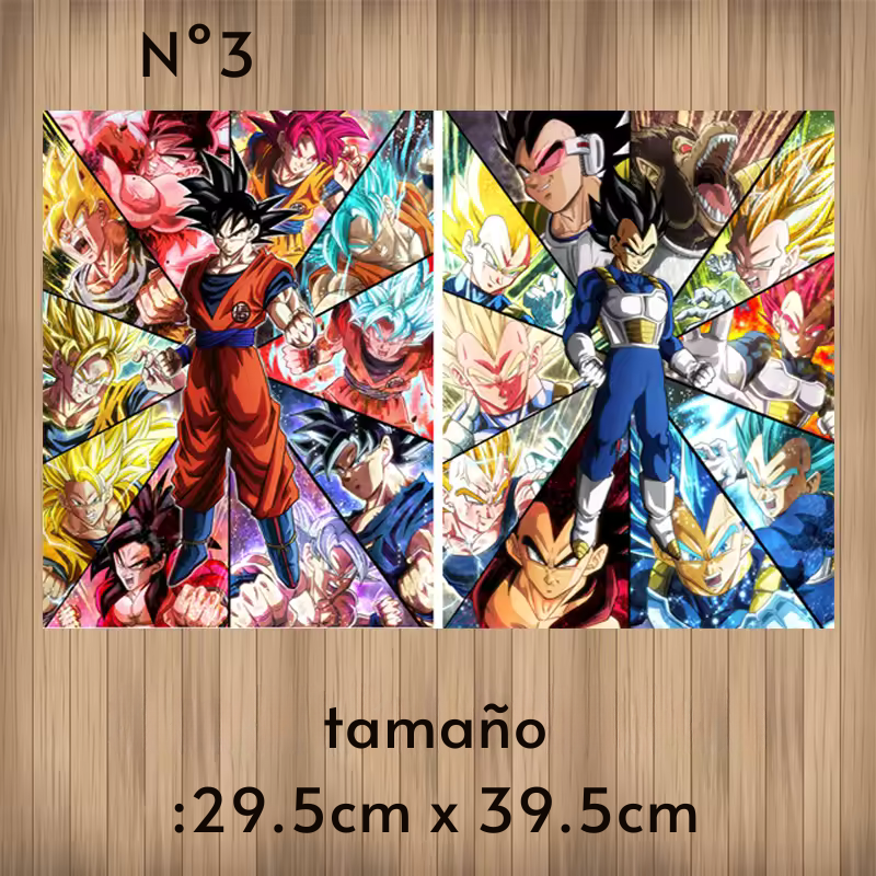 Poster afiche  3D de anime